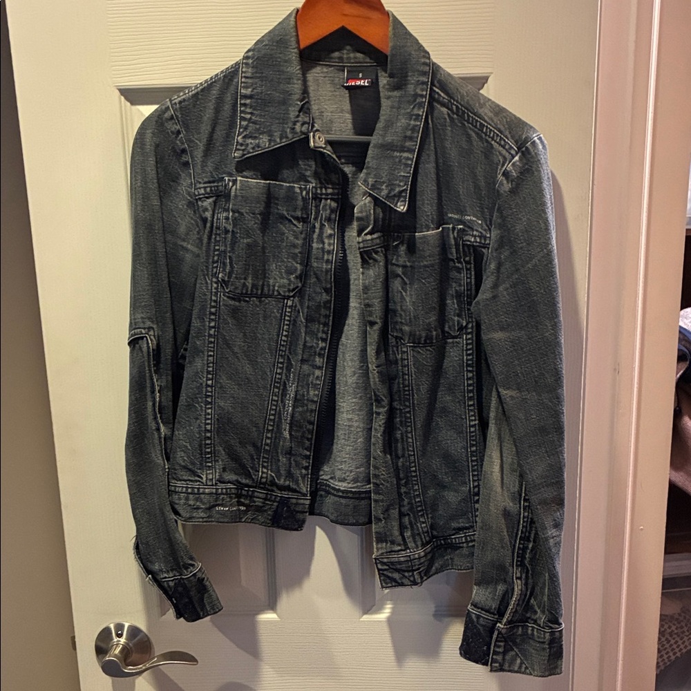 Diesel vinetage Distressed Denim Jacket Small